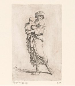 Žena s dítětem Malé figurky (název série) Figurka (název série) od Salvator Rosa