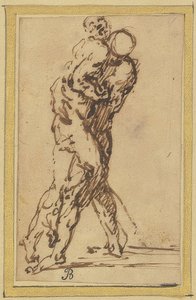 Dva zápasníci od Salvator Rosa