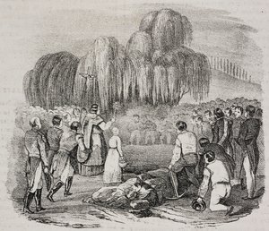 Pohřeb Napoleona Bonaparta na ostrově Svatá Helena, 9. května