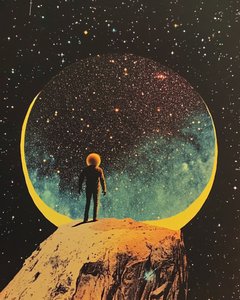 Astronautův galaktický pohled od Samantha Hearn