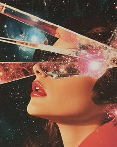 Surrealistická žena z galaxie od Samantha Hearn