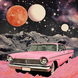 Retro růžový Space Drive od Samantha Hearn