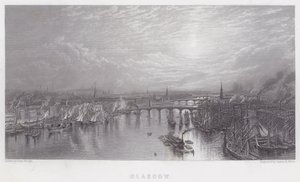 Glasgow (rytina) od Samuel (after) Bough