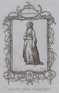Anne Boleyn (rytina) od Samuel (after) Wale