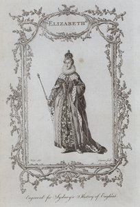 Elizabeth (rytina) od Samuel (after) Wale