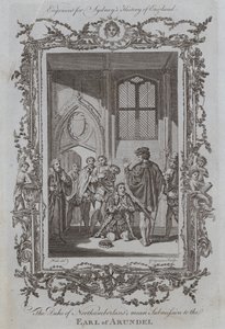 Zlá podřízení vévody z Northumberlandu hraběti z Arundel (rytina) od Samuel (after) Wale