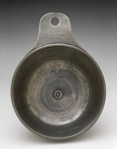 Porringer, c. 1775-1825 (cín) od Samuel (attr.to) Pennock