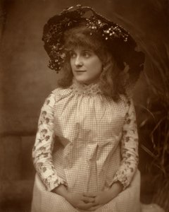 Minnie Palmer , americká herečka, 1884 od Samuel A Walker