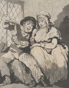 Námluvy v Low Life, 15. prosince 1785. od Samuel Alken