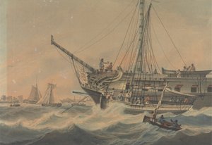 Válečný muž a odesílání pobřeží od Samuel Atkins