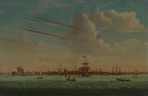 Pohled na Charleston od Samuel Barnard