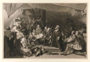 Nalodění poutníků od Samuel Bellin