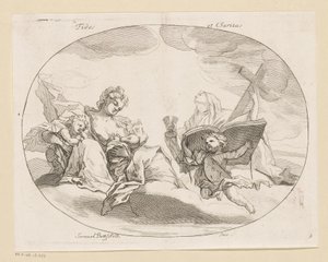 Fides (víra) a Charitas (láska) Fides et Charitas (název na objektu) Různé designy (název série) Opera Varia Historica, Poetica & Iconologica (název série)