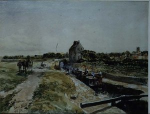 Zámek Keynsham od Samuel Bough
