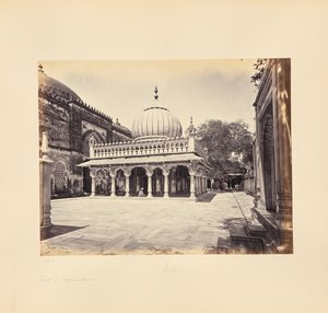 Dillí; hrobka Nizam-ud-Dina