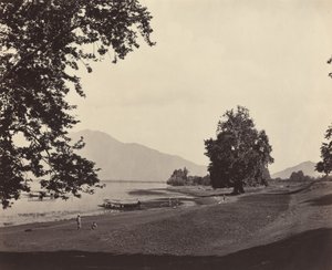 Kašmírská scéna, c. 1865.
