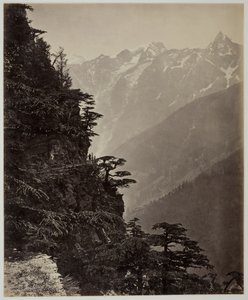 Bez názvu [úbočí a hory], c. 1865.