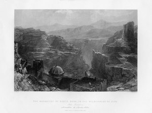 Klášter Santa Saba Mar Saba, Izrael, 1841.
