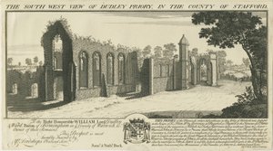 Dudley Priory: rytina od Samuel Buck