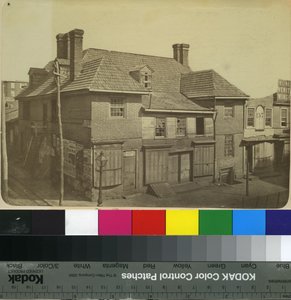 Dům s břidlicovou střechou, kolem roku 1868 od Samuel Castner