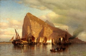 Clearing Storm na Gibraltaru, ca. 1860. od Samuel Colman