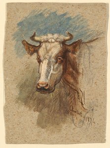 Kresba, studie: Skicy z Francie. Etretat, Seine-Inférieure, Quimper, Bretaň, 1874 od Samuel Colman