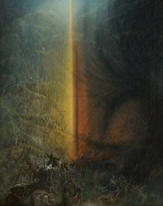 Zkáza faraonova zástupu, kolem roku 1830 (olej na plátně)