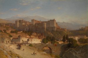 Hill of the Alhambra, Granada, 1865.