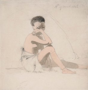 Sedící dívka Korah od Samuel Daniell