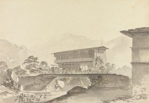 Poblíž Tassisudonu [Tashicho Dzong] od Samuel Davis