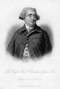 Charles James Fox 1749-1806, whigský státník, 19. století.