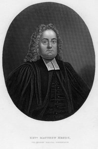 Matthew Henry 1662-1714, anglický biblický komentátor a duchovní, 19. století.