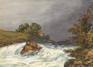 Řeka scéna s domem od Samuel H. Owen