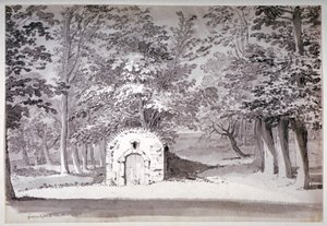 Ledový dům nebo potrubí v Greenwich Park, Londýn, 1772