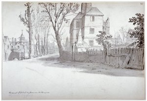 Pohled na horní část St Marylebone High Street a točnu, Londýn, 1772