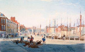 St Augustines Parade, Bristol, c1810 od Samuel Jackson