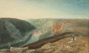 Avon z Observatory Hill, kolem roku 1825 od Samuel Jackson
