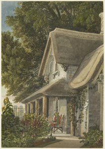 The Lodge, Broomwell House, Brislington, cca 1824 (tužka a akvarel na papíře) od Samuel Jackson