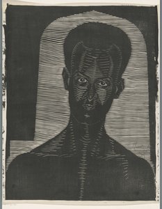 Portrét neznámého muže Curaçau (název na objektu) od Samuel Jessurun de Mesquita (signed by artist)