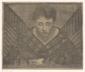 Žena s výstřihem do V od Samuel Jessurun de Mesquita (signed by artist)