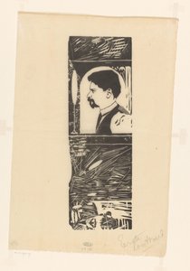 Autoportrét od Samuel Jessurun de Mesquita (signed by artist)