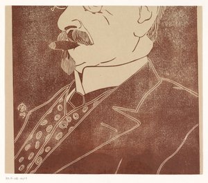 Portrét neznámého muže s doutníkem od Samuel Jessurun de Mesquita