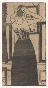 Před zrcadlem od Samuel Jessurun de Mesquita