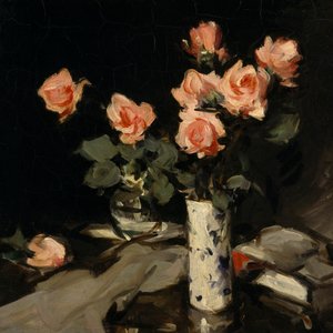 Růže (olej na plátně) od Samuel John Peploe