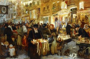 The Lower East Side, cca 1914 (olej na plátně)
