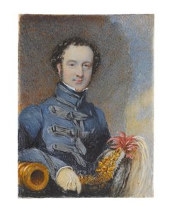 Kapitán William Siborne, circa 1830 od Samuel Lover