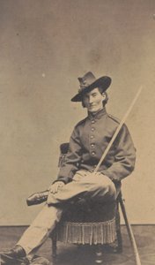 Frances Clain Clayton, kolem roku 1862 od Samuel Masury