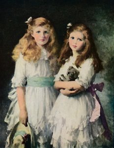 Barbara a Margaret, 1922.