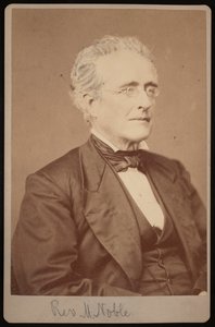Portrét reverenda Masona Noble 1809-1881, mezi 1876 a 1880.