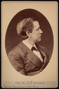 Portrét reverenda Samuela Swaina Mitchella 1839-1919, mezi 1876 a 1880.